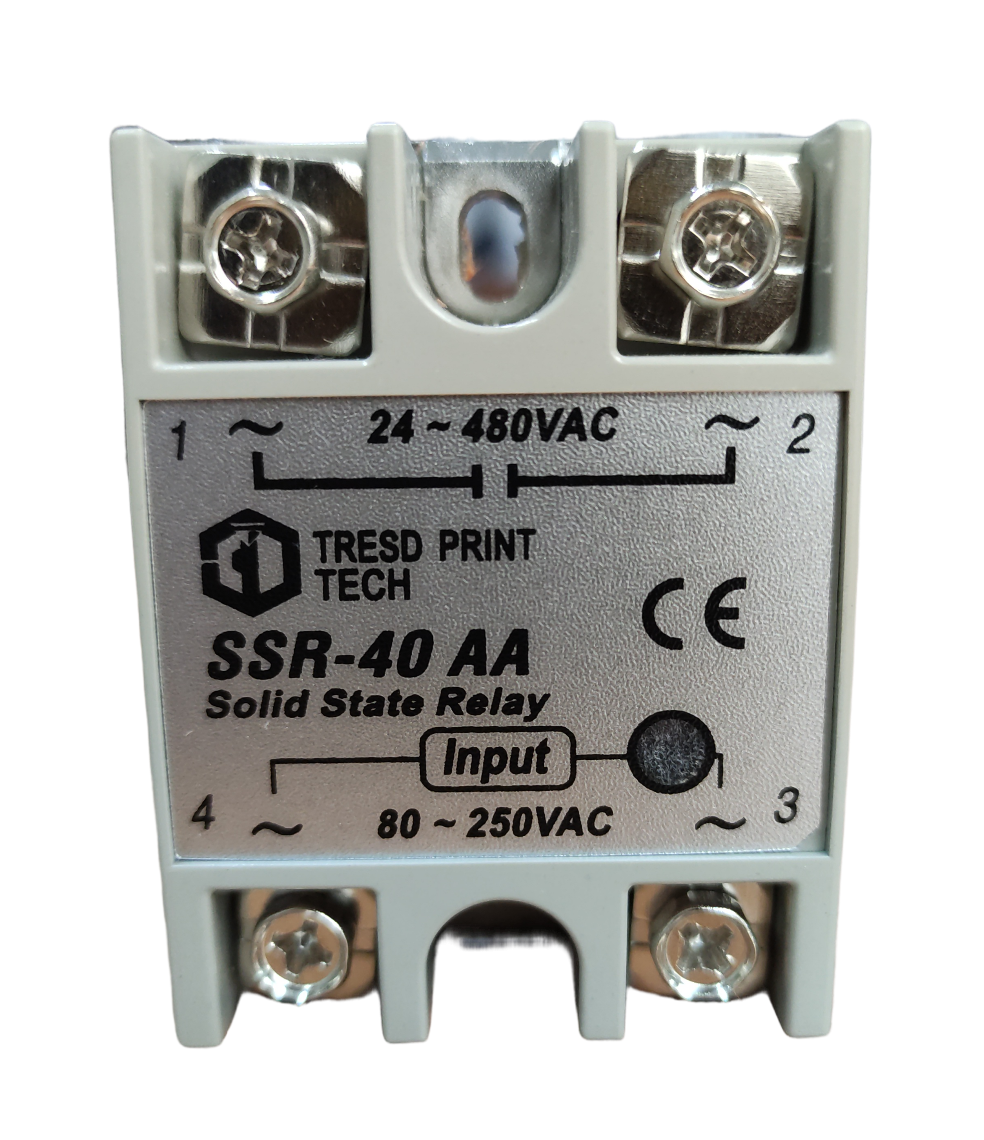 Rele de estado solido 40A relay SSR 40DA Relevador 220v