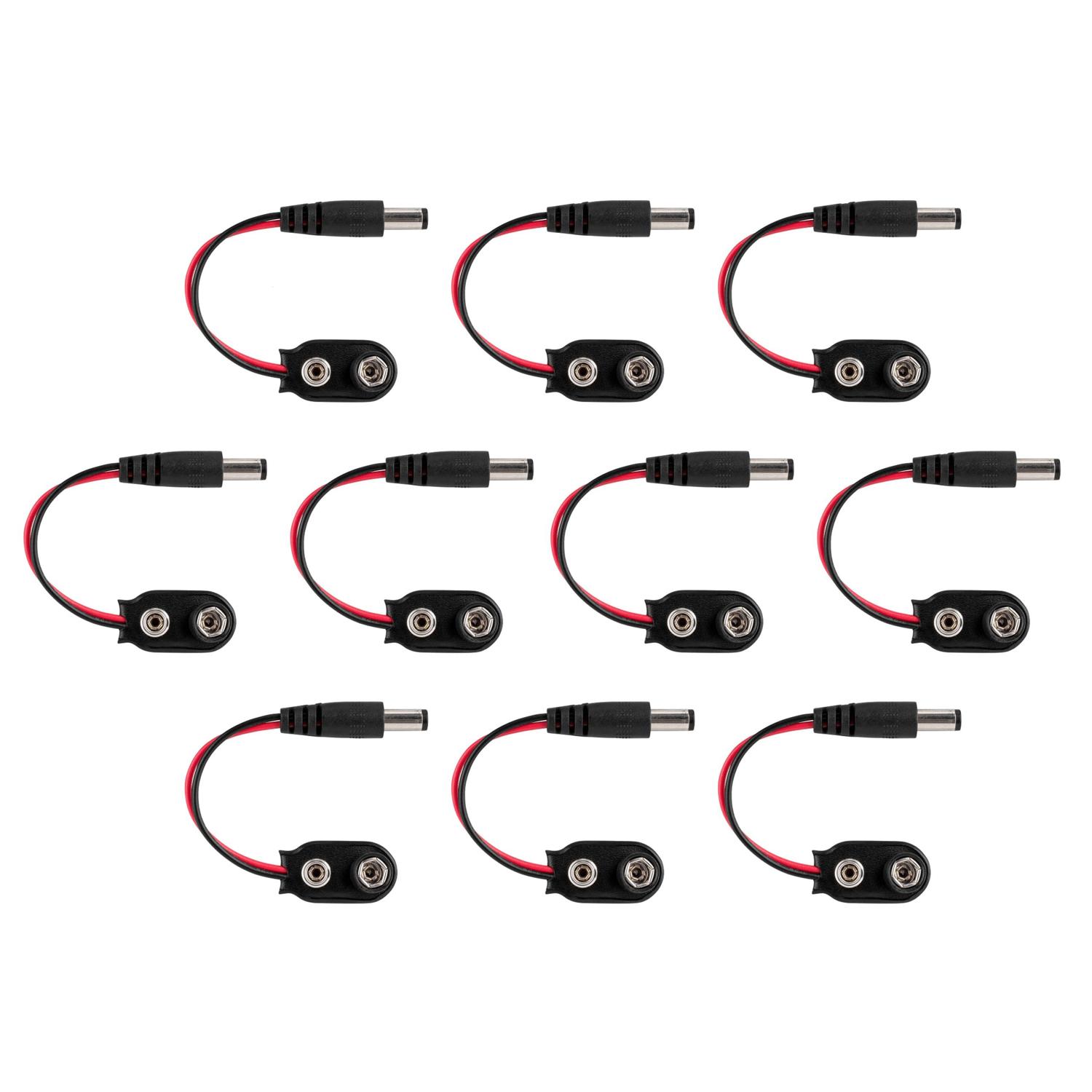 Paquete 10 piezas Conector de Bateria 9V para Arduino