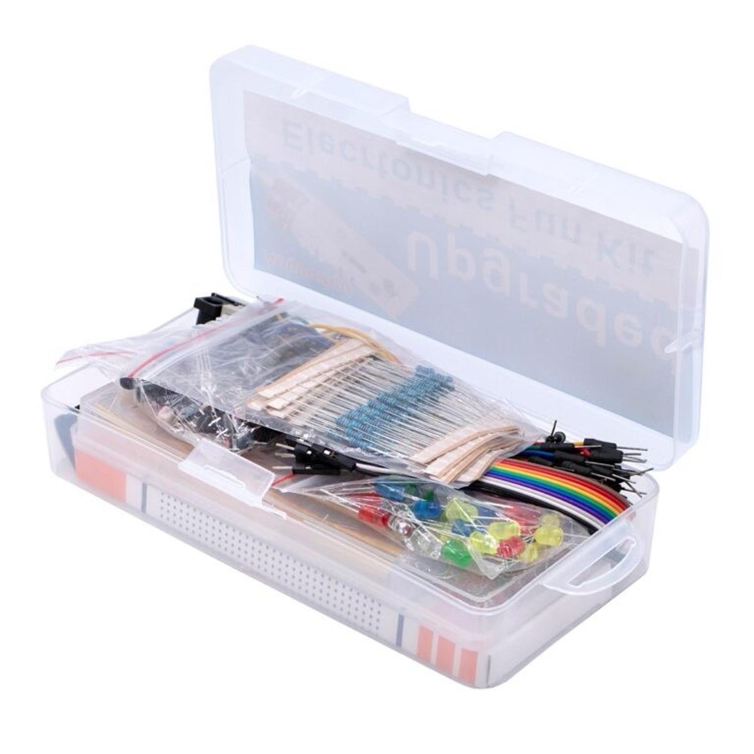 Kit Basico Componentes Electrónicos para Arduino y Raspberry Pi