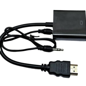 Adaptador HDMI a VGA + Audio 3.5mm