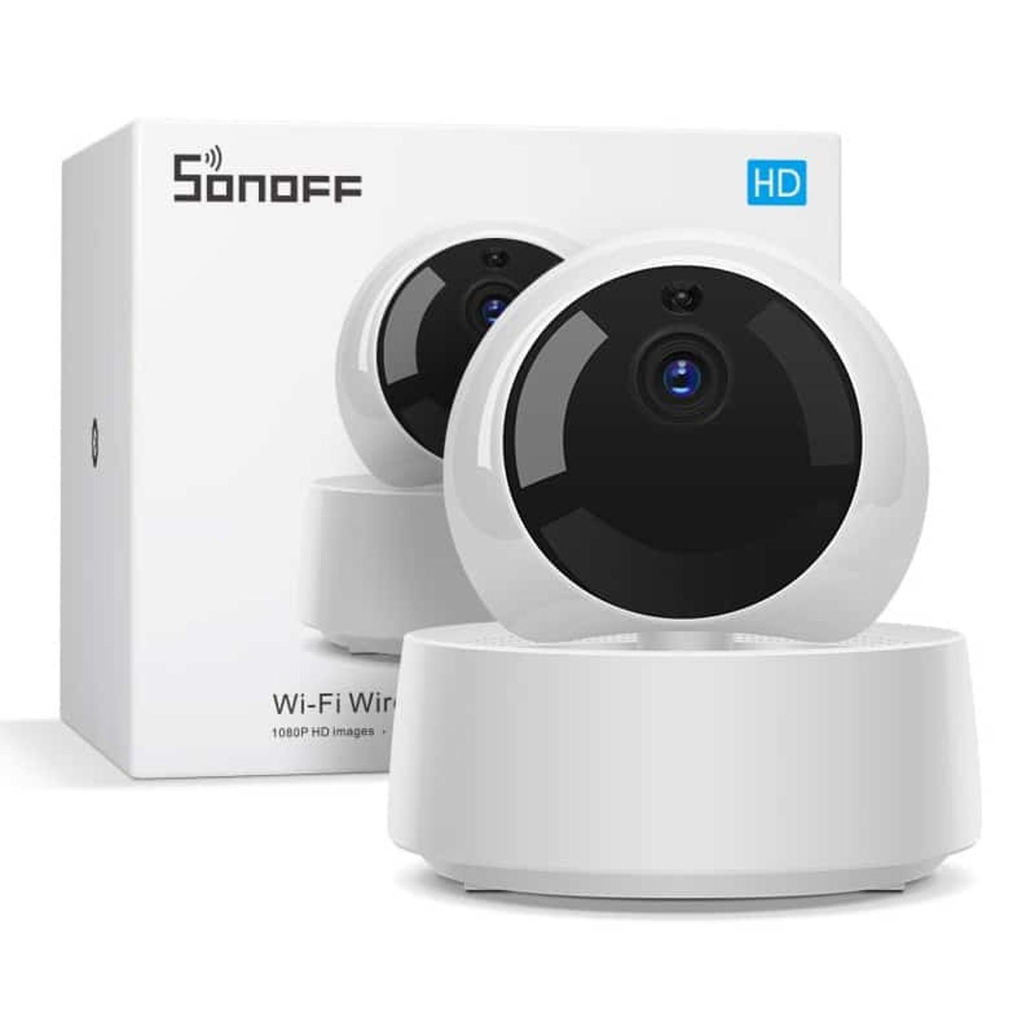 Sonoff Camara de Seguridad Wi-Fi Ethernet GK-200MP2-B + Cargador