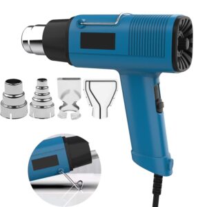 Pistola de Aire Caliente 1200w 60-500°C 110vac (Incluye Termofit 328pz 8 tamaños)