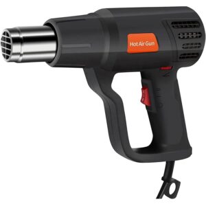 Pistola de Aire Caliente 2000w 60-600°C 110vac (Incluye Termofit 328pz 8 tamaños)