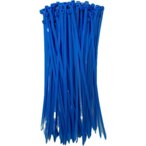 Bolsa Cinchos 4x200mm 100pz Nylon Azul