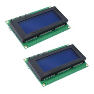 Paquete 2 piezas Display LCD 20x4 Fondo Azul I2C