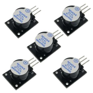 Paquete 5 piezas Modulo Zumbador Buzzer Activo 5v KY-012