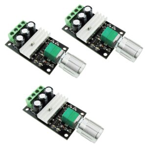 Paquete 3 piezas Control De Velocidad Pwm Motor Dc 6v 12v 24v 28v 3a 80w Control Switch 1203b