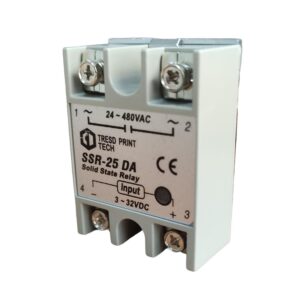 Modulo SSR-25DA Relevador De Estado Solido 25a 3-32vdc 24-480vac