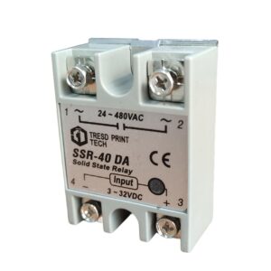 Modulo SSR-40DA Relevador De Estado Solido 40a 3-32vdc 24-480vac