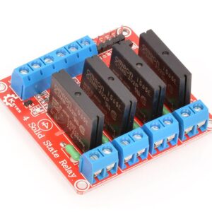 Modulo Relevadores 4 Canales 5v Estado Solido SSR 250V 2A