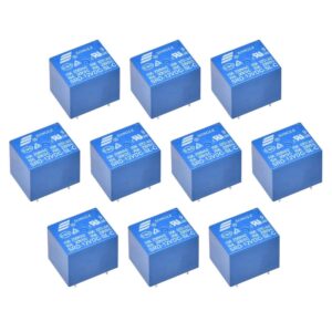 Paquete 10 piezas Relevador 12V 5Pin SRD-12VDC-SL-C