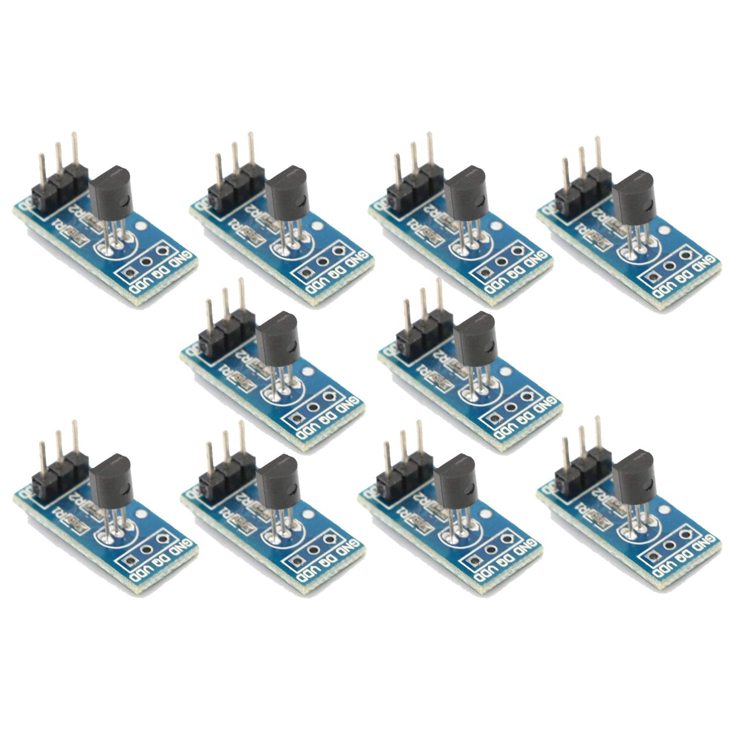 Paquete 10 piezas Sensor de Temperatura Digital DS18B20