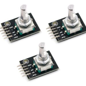 Paquete 3 Piezas Sensor Encoder Rotativo Modulo KY-040