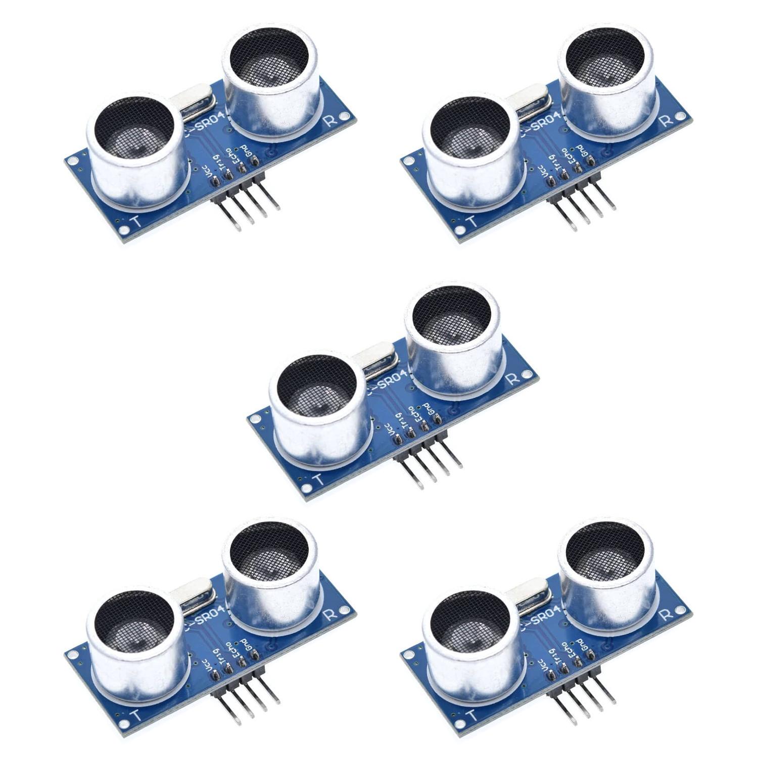 Paquete 5 piezas Sensor Ultrasonico HC-SR04