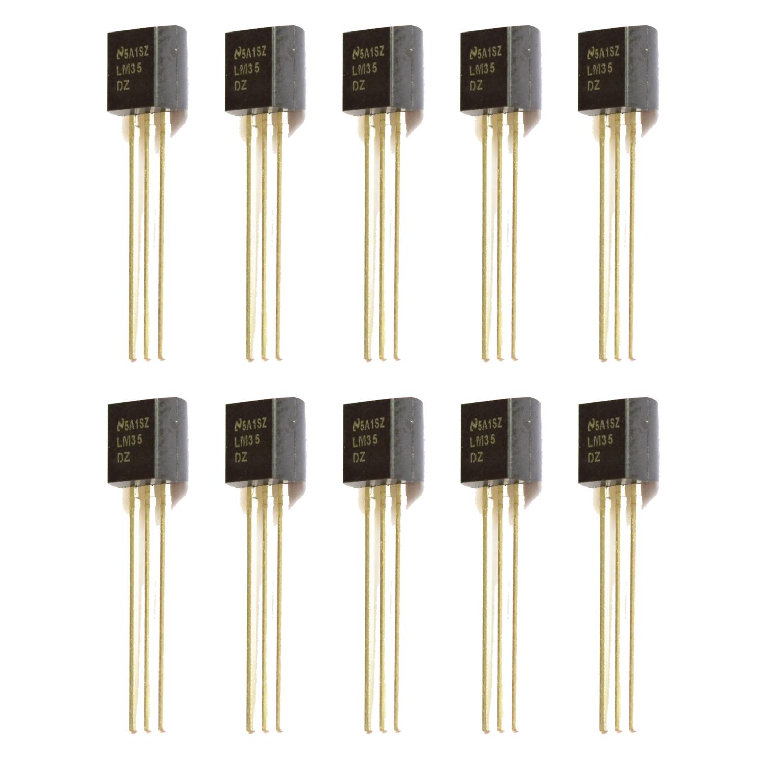 Paquete 10 piezas Sensor de Temperatura LM35DZ