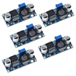 Paquete 5 piezas Modulo Reductor de Voltaje LM2596 con LED