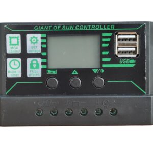 Controlador De Carga Solar 12v/24v 100a MPPT